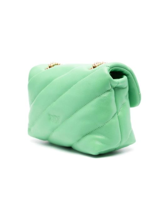 Pinko Green Shoulder Bags