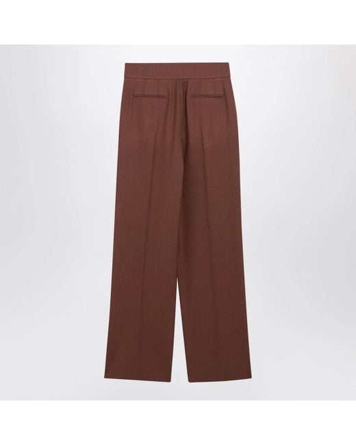 Valentino Garavani Brown Wide Trousers
