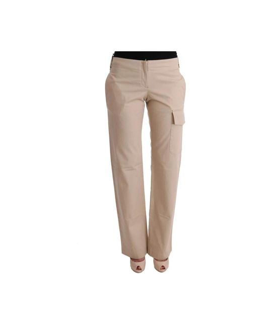 Ermanno Scervino Natural Wide Trousers