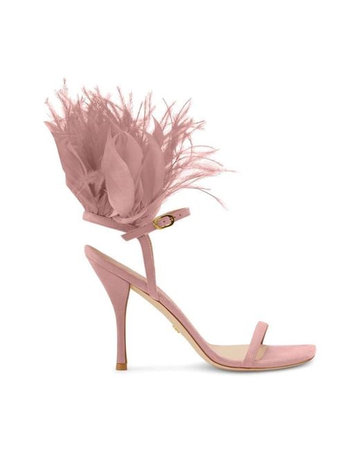 Stuart Weitzman Pink High Heel Sandals
