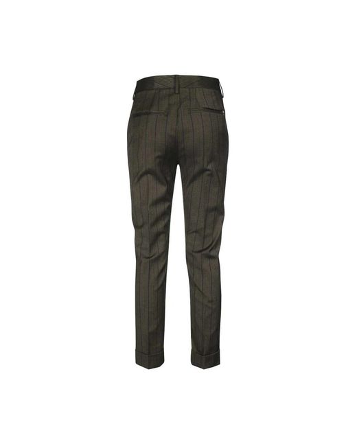 Dondup Gray Slim-Fit Trousers