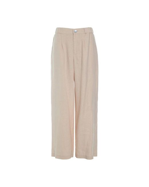 Straight Trousers Bitte Kai Rand de color Natural