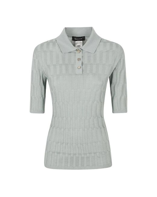 Fabiana Filippi Gray Polo Shirts