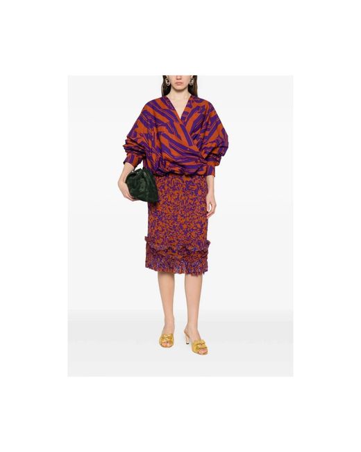 Blouses Dries Van Noten de color Red