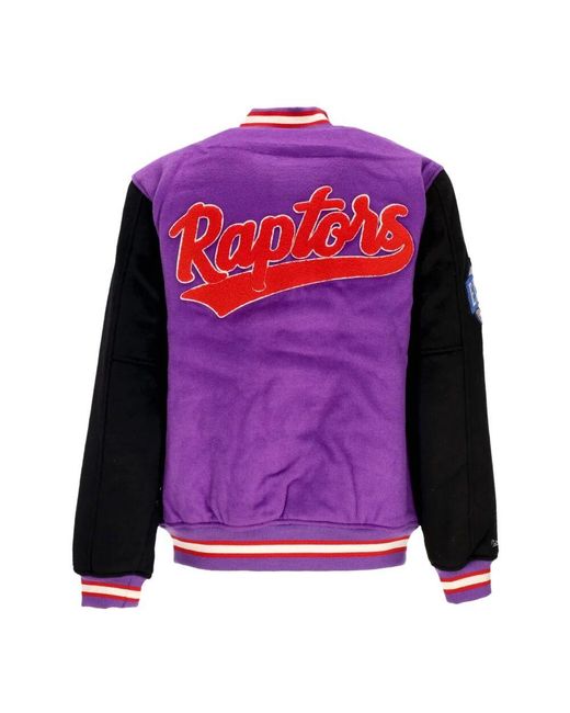 Mitchell & Ness Toronto Raptors Legacy Varsity Jacke Lila/Schwarz in Purple für Herren