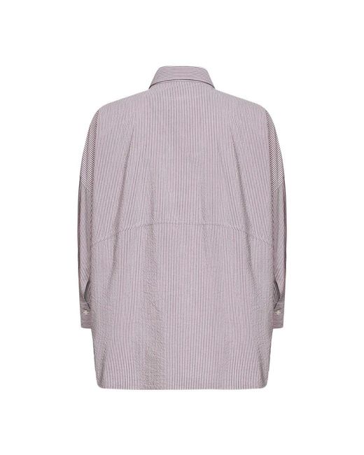 Brunello Cucinelli Purple Shirts