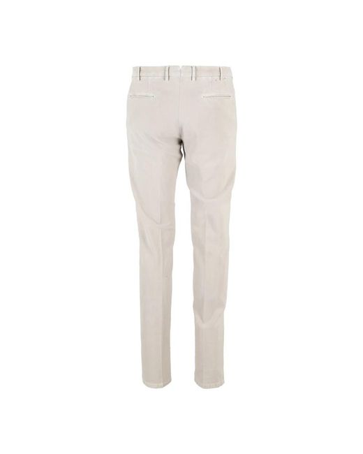 Santaniello Gray Slim-Fit Trousers for men