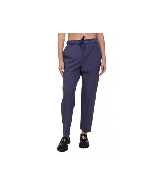 Marella Broeken ,Blauw ,Wide Broeken in het Blue