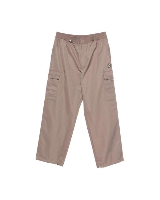 KENZO Brown Straight Trousers for men