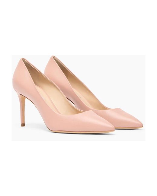 Casadei Pink Julia Lederpumps