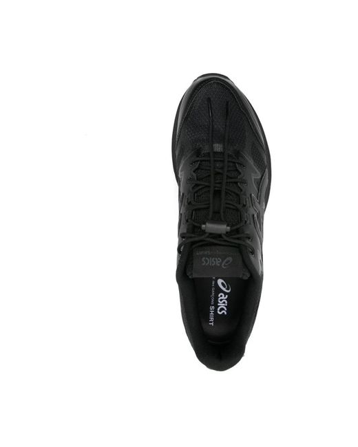 Comme des Garçons Schwarze mesh panel sneakers in Black für Herren