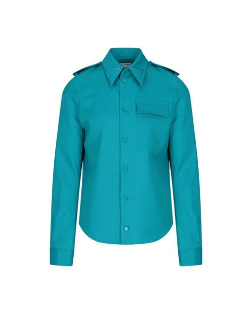 Bottega Veneta Blue Casual Shirts for men