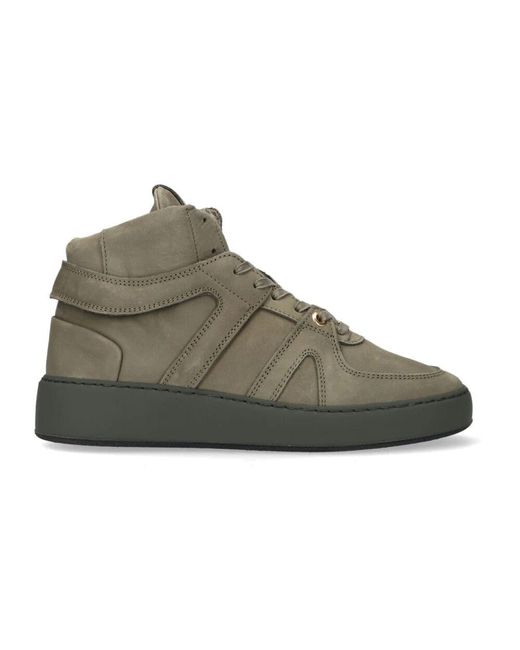 Nubikk Green High Top Basketball Sneakers