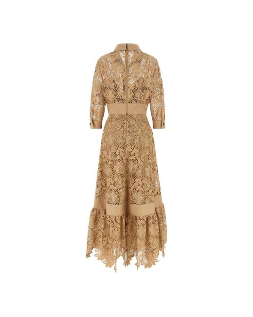 Elie Saab Natural Maxi Dresses