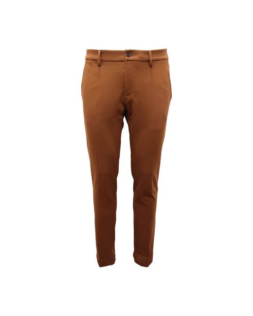Mason's Broeken ,Bruin ,Jersey Broek in het Brown voor heren