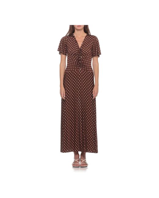 Maxi Dresses Marella de color Purple