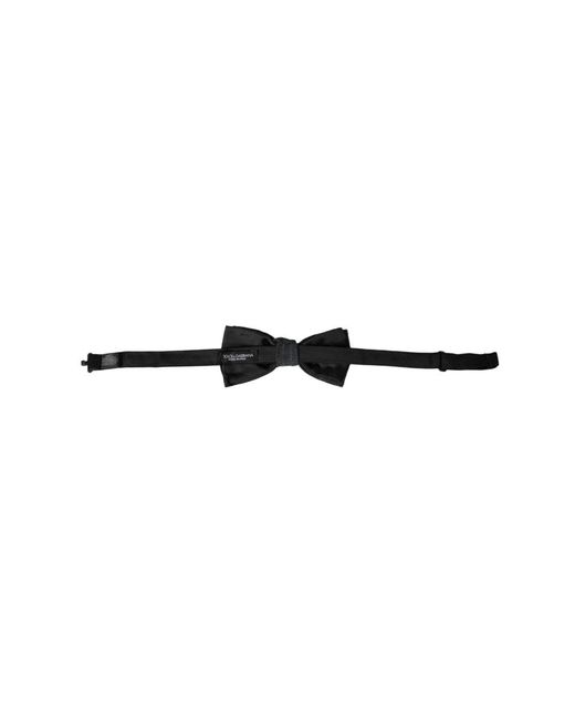Dolce & Gabbana Black Bow Ties for men