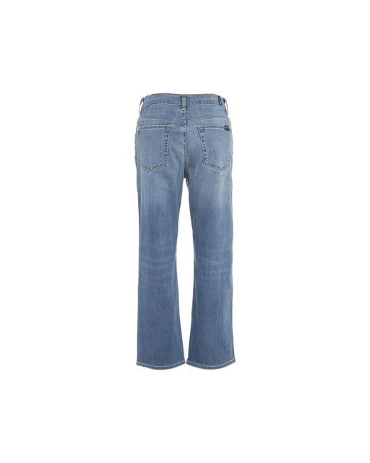 Jeans > straight jeans 7 For All Mankind en coloris Blue