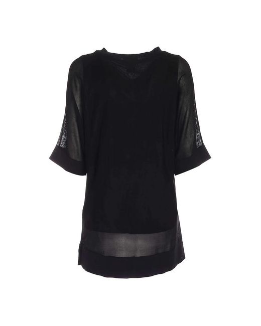 DKNY Black Blouses