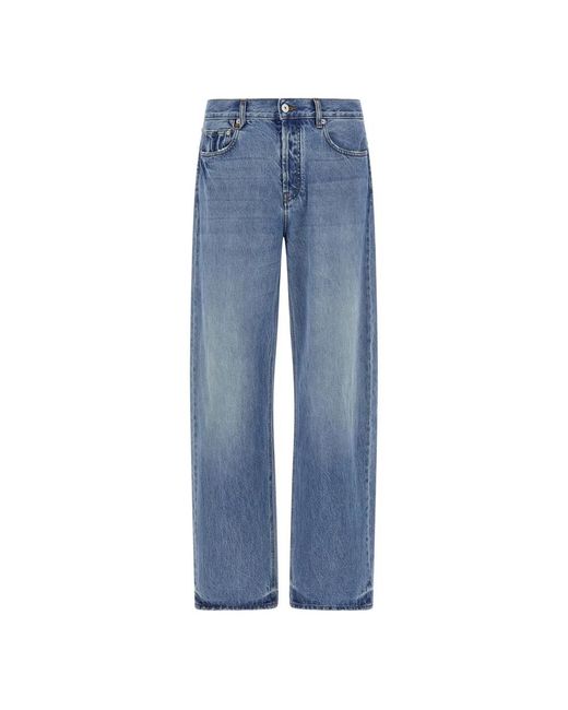 Jacquemus Blue Straight Jeans for men