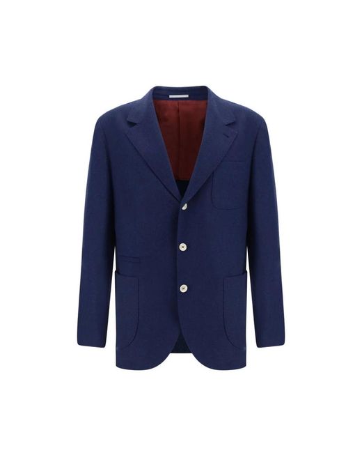 Blazers Brunello Cucinelli pour homme en coloris Blue