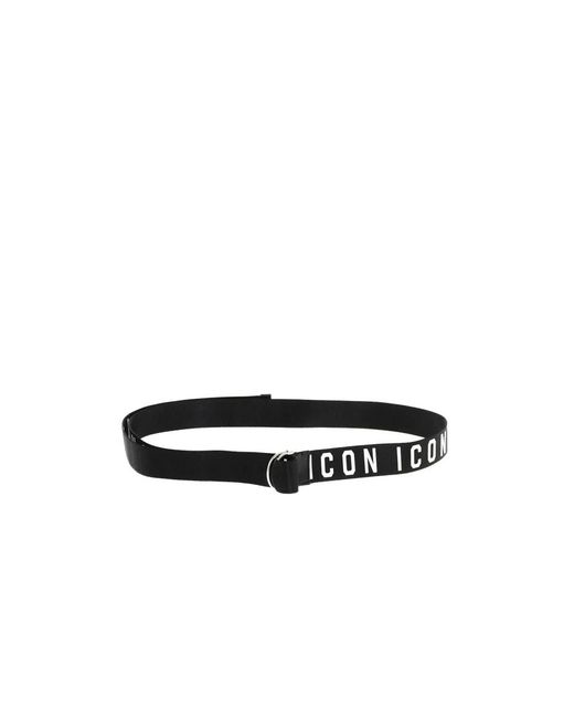 DSquared² Black Belts for men