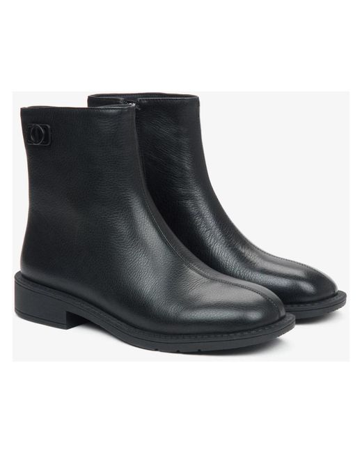 ESTRO Black Ankle Boots