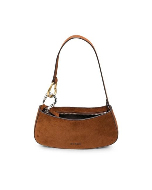 Staud Brown Shoulder Bags