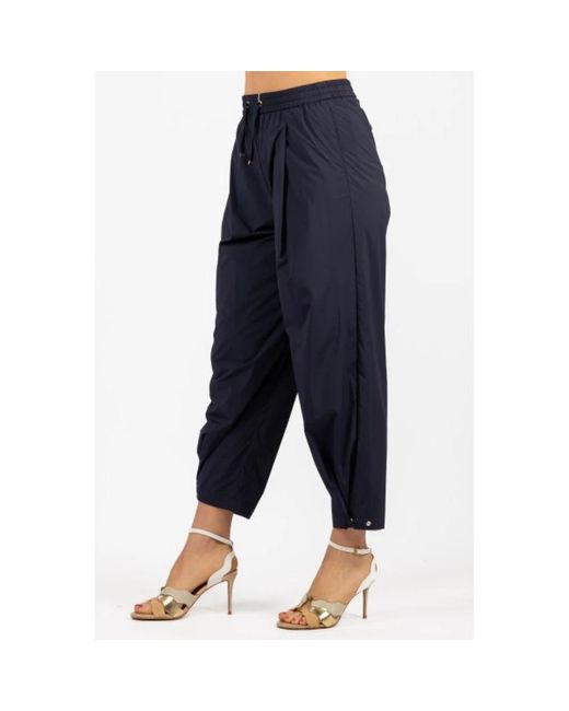 Herno Drawstring Broeken in het Blue