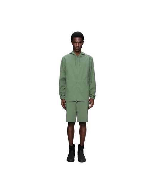Rains Green Rain Jackets for men