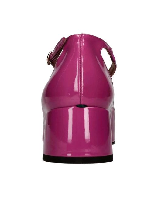 A. BOCCA Purple Mit Absatz Fuchsia
