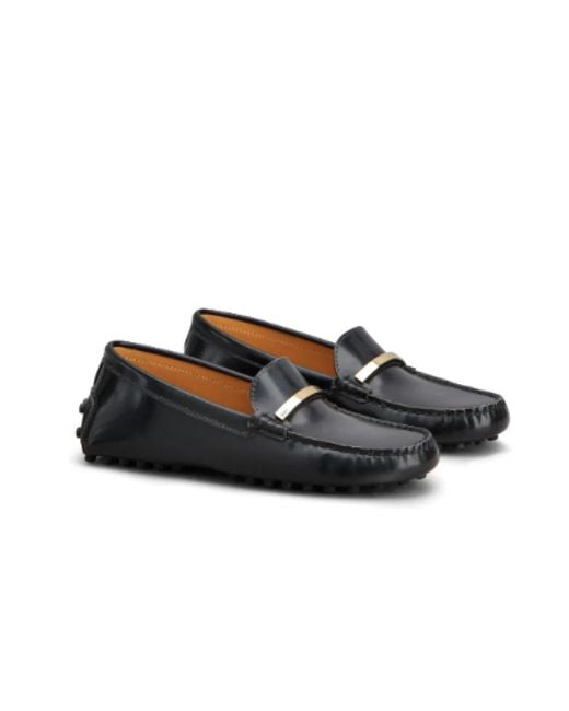 Tod's Black Loafers