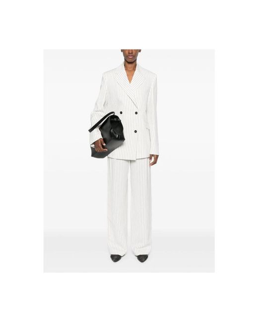Loulou de Saison White Wide Trousers