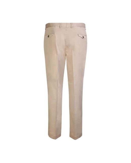 Trousers > slim-fit trousers Dell'Oglio pour homme en coloris Natural