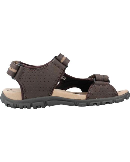 Geox Moderne flache sandalen, flache sandalen in Brown für Herren