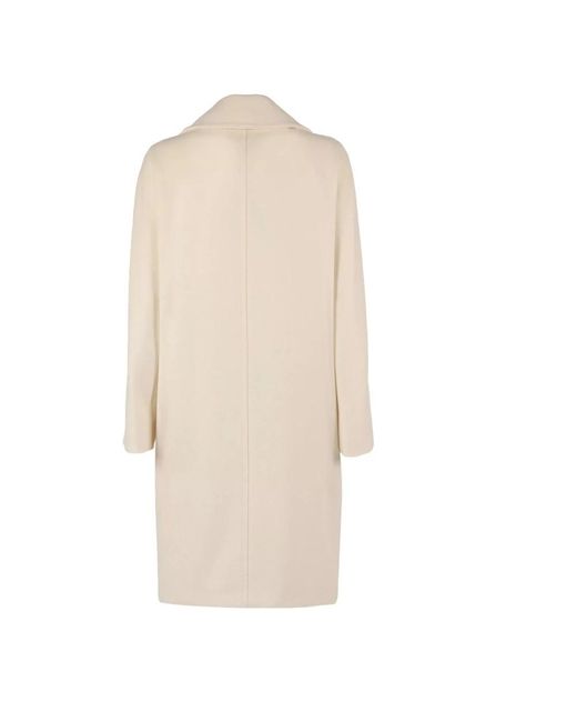 Max Mara Natural Double-Breasted Coats