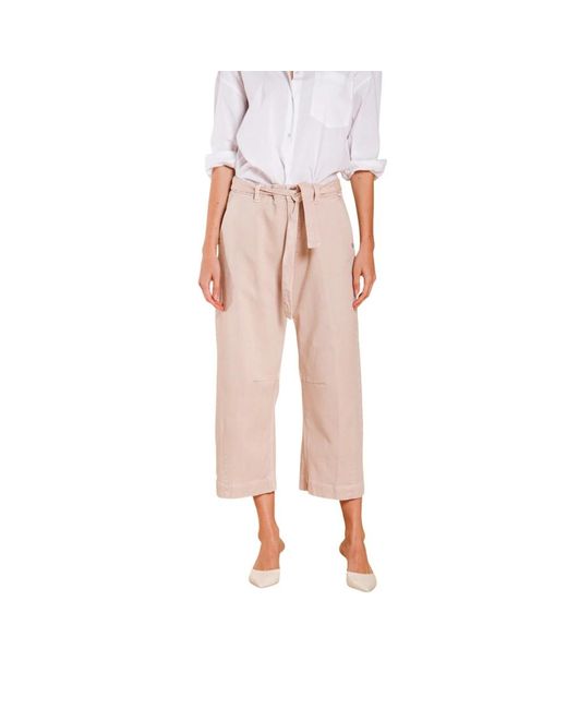 Mason's Pink Cropped Trousers