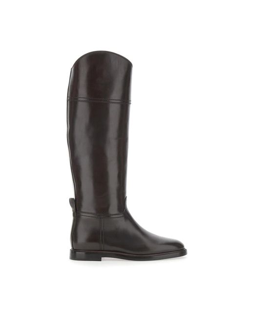 High Boots di Brunello Cucinelli in Brown
