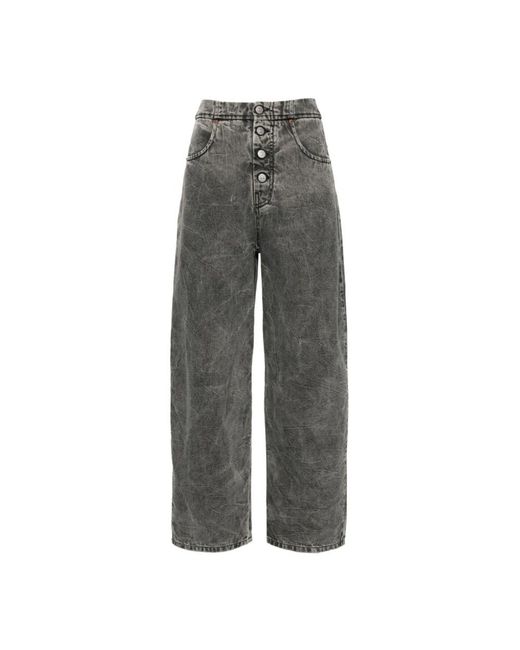 Jeans > loose-fit jeans MM6 by Maison Martin Margiela en coloris Gray