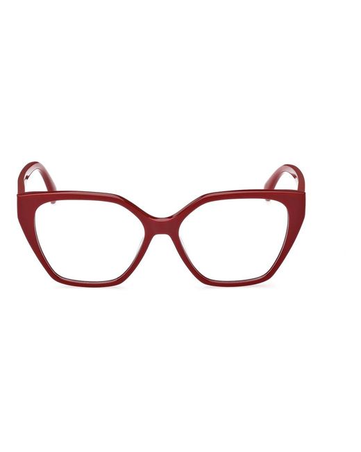 Max Mara Red Glasses