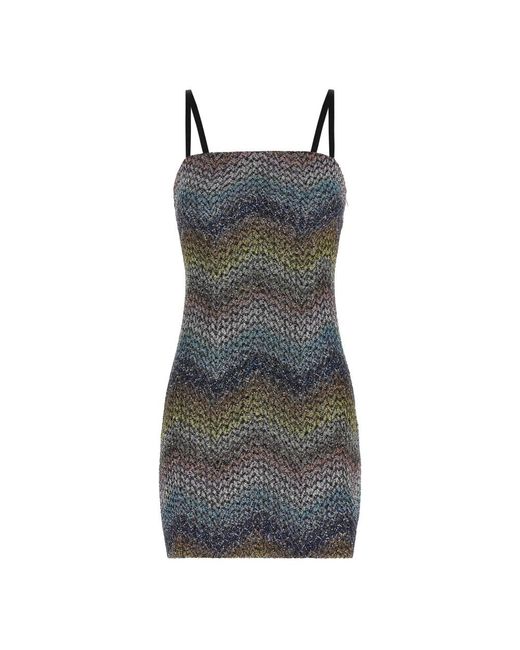 Missoni Caperdoni Mini Jurk in het Gray