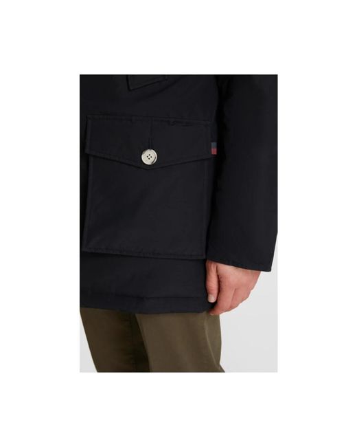 Woolrich Black Winter Jackets for men