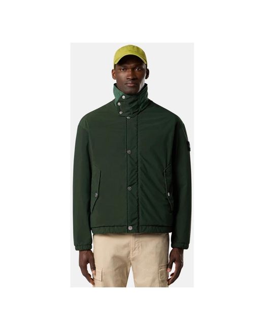 Stone Island Green Light Jackets for men