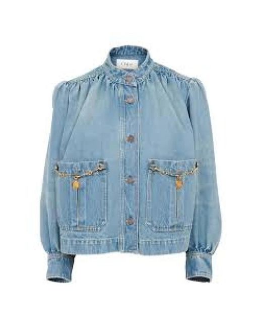 Chloé Blue Denim Jackets