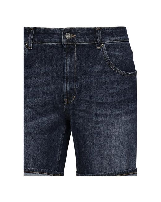 Dondup Blue Denim Shorts for men
