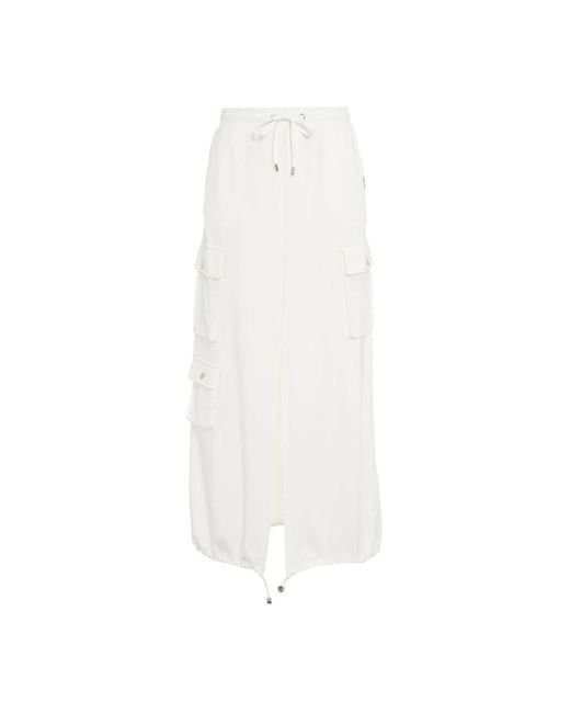 Liu Jo White Maxi Skirts