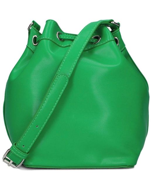 NIK & NIK Green Grüne Lederlook Schultertasche Dido