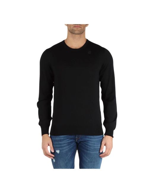Maglione in lana sebastien harmony 4.0 di K-Way in Black da Uomo