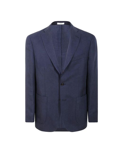 Boglioli Hochwertige Jacke, Figurschmeichelnde Passform in Blue für Herren