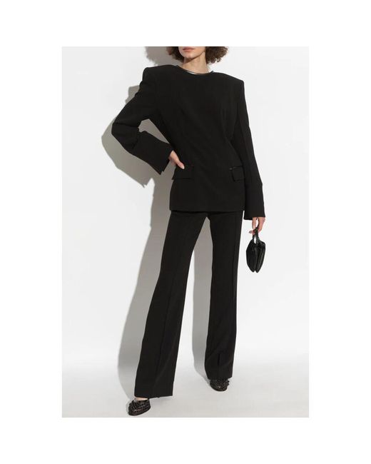 Wide Trousers The Mannei de color Black